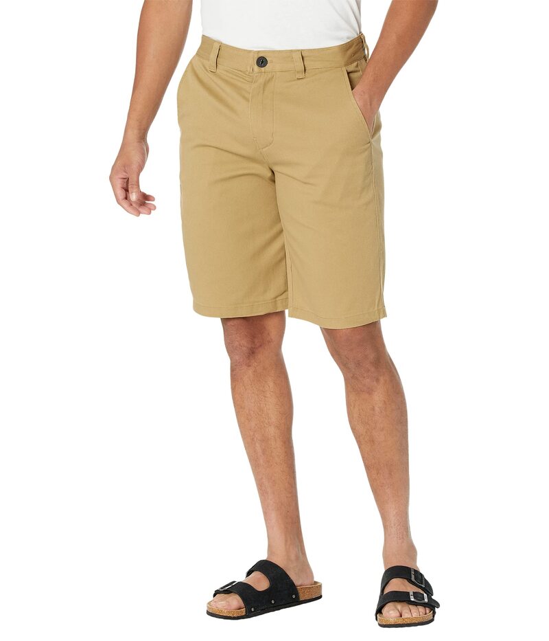 ソルティークルー メンズ ボトムス 二分の一ズボン下・さる股引き 遊撃手ズボン下 Salty Crew Deckhand Chino 21\" Walkshorts Workwear Brown 赤銅色"