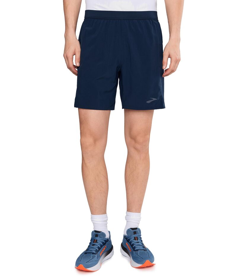 ブルックス メンズ ボトムス 二分の一ズボン下・さる股引き 遊撃手ズボン下 Brooks Journey 7\" Shorts Midnight Run"