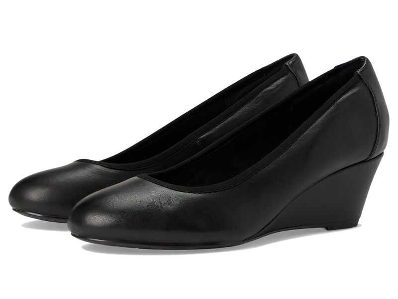 ロックポート レディース シューズ サンダル Rockport Rita Black Leather ブラック｜ReVida 店