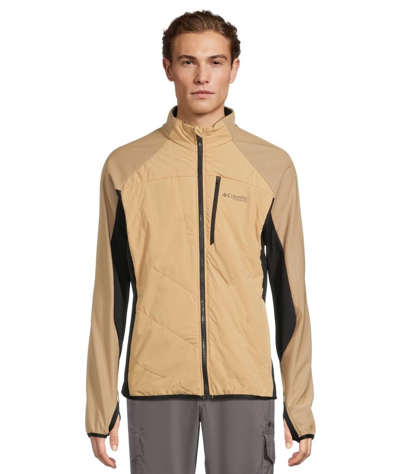 コロンビア メンズ アウター 厚地の外套 Columbiarcticrest Hybrid Full Zip Canoe/Black 黒いこと