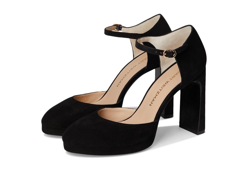 スチュアート ワイツマン レディース シューズ 踵 プラットホーム Stuart Weitzman Babette Platform Pump Black 黒いこと