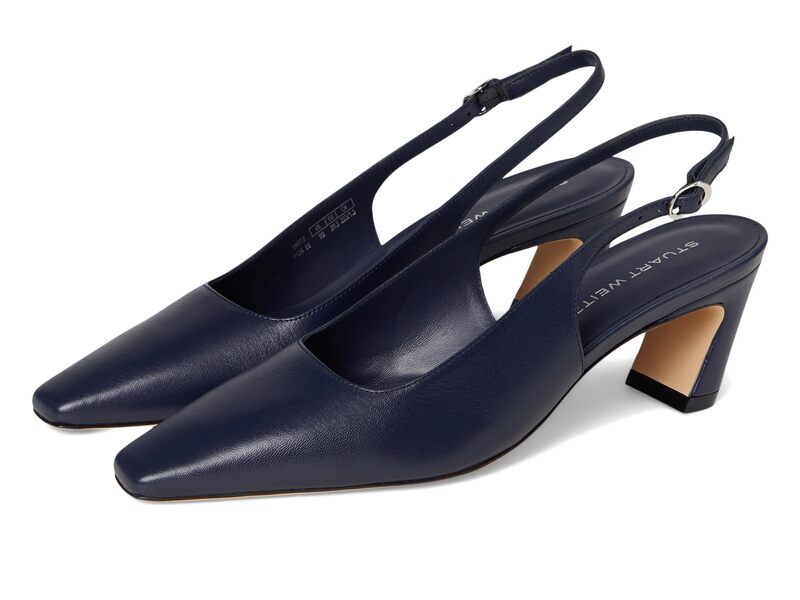 スチュアート ワイツマン レディース シューズ 踵 Stuart Weitzman Stassi Slingback 50 Nice Blue 青碧