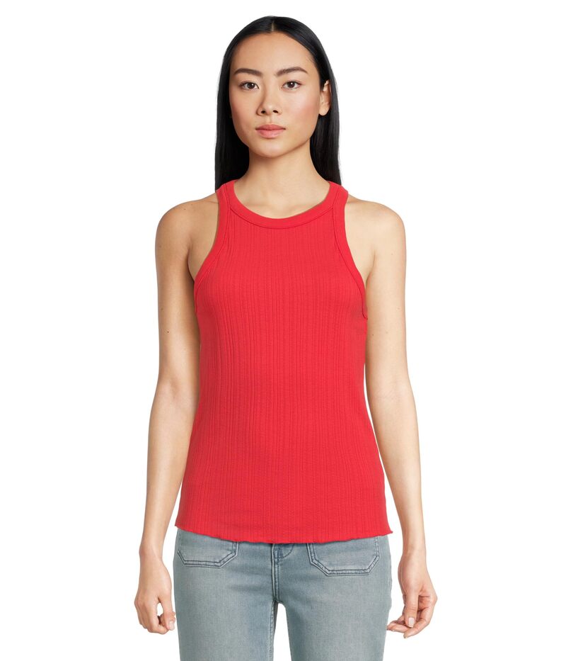 ファレティ レディース トップス シャツ Faherty Paradise Pointelle Tank Tomato｜ReVida 店