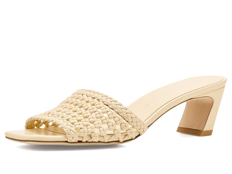 スチュアート ワイツマン レディース シューズ 踵 Stuart Weitzman Marina Slides 50 Straw