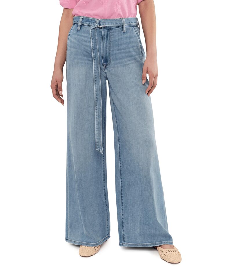 リヴァプール ロサンゼルス レディース ボトムス デニムパンツ ジーンズ Liverpoolos Angeles High-Rise Super Stride Jeans With Belt 32" Inseam Tide Pools｜ReVida 店