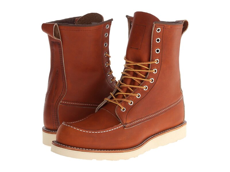 赤いこと舞台の袖 メンズ シューズ ブーツ・レインブーツ Red Wing Heritage 8\" Moc Toe Oro-Legacy"