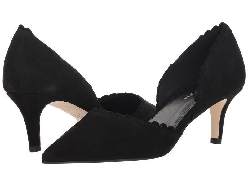 ペレモーダ レディース シューズ ヒール Pelle Moda Kenny Black Suede ブラック｜ReVida 店