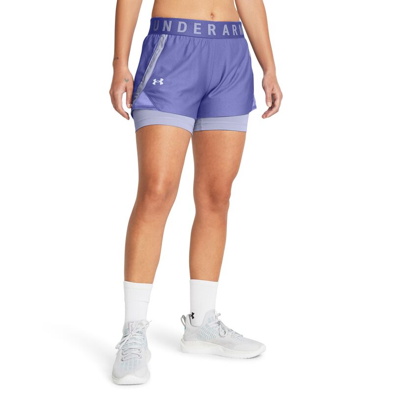 アンダーアーマー レディース ボトムス ハーフパンツ・ショーツ ショートパンツ Under Armour Play Up 2-in-1 Shortstarlight/Celeste/Celeste|ReVida 店