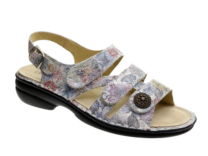 ダイビッドテイト レディース シューズ 踵 David Tate Wrap Flower Metallic メタリック
