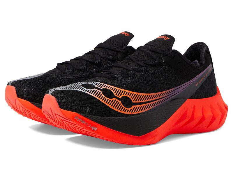 サッカニー レディース シューズ スニーカー Saucony Endorphin Pro 4 Black/Vizired ブラック｜ReVida 店