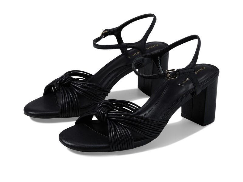 アンクライン レディース シューズ 踵 Anne Klein Renatta Black 黒いこと