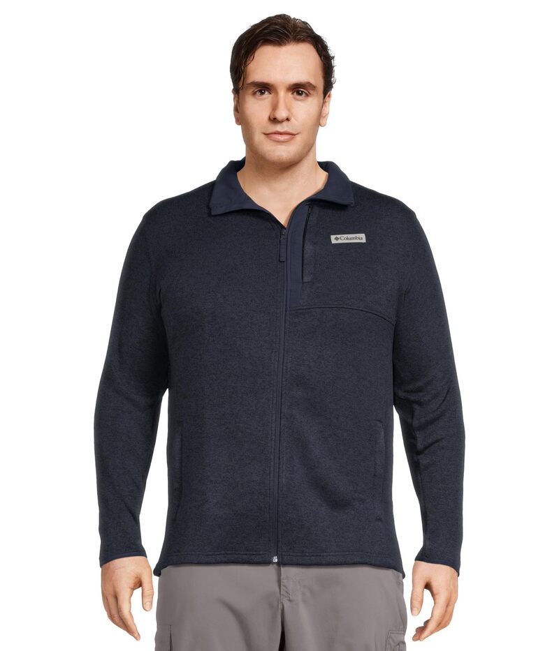 コロンビア メンズ アウター コートール セーター Columbia Big & Tall Sweater Weather Full Zip Collegiate Navy Heather ヘザー｜ReVida 店 11,536円