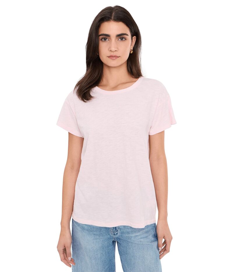 モッドドック レディース トップス シャツ クルーネック Mod-o-doc Short Sleeve Crew Neck Favoritee Rosewater|ReVida 店
