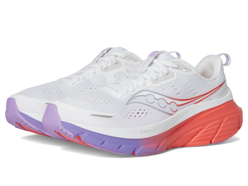 サッカニー レディース シューズ スニーカー Saucony Guide 18 White/Crocus 白いこと