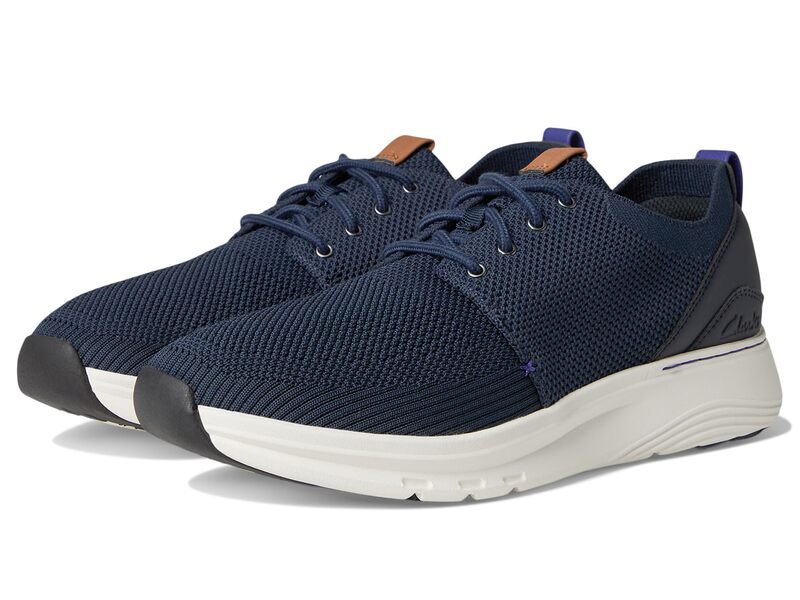 クラークス メンズ シューズ スニーカー Clarks Motion Trek MX Navy Textile 米国海軍