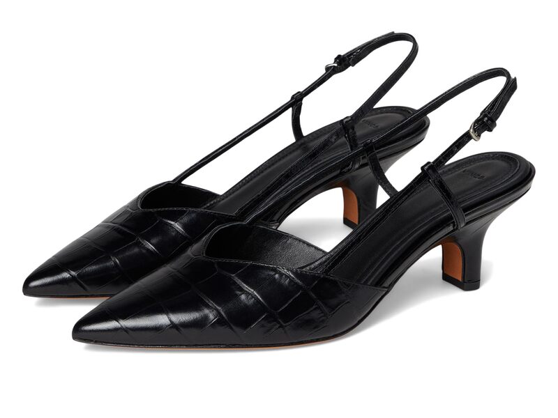 ヴィンス レディース シューズ 踵 Vince Levvy Slingback Shoes Black 2 黒いこと
