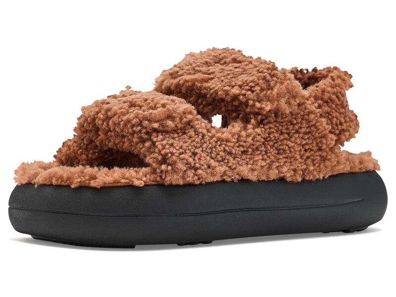 お月さまブーツ レディース シューズ サンダル MOON BOOT Shearling Sandal Cognac