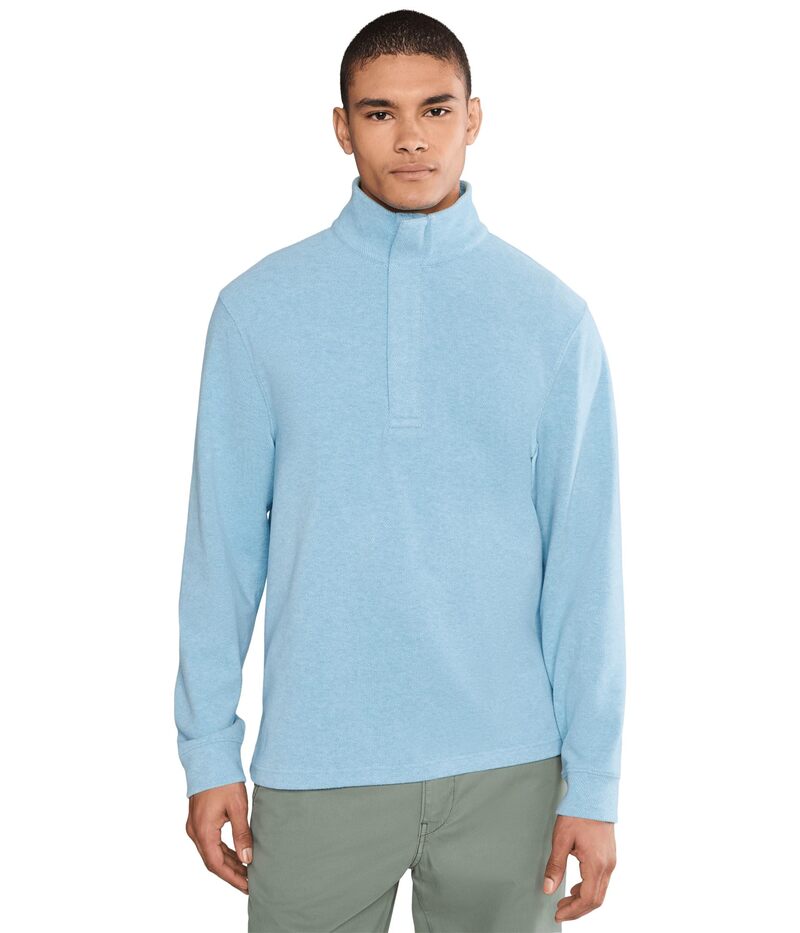 ヴァインヤードヴァインズ メンズ アウター パーカー・スウェット Vineyard Vines Calmwater Quarter-Zip Jake Blue 青み