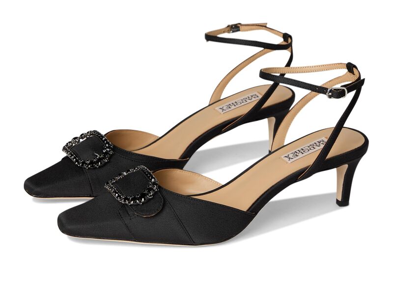バッジェリーミシュカ レディース シューズ 踵 Badgley Mischka Odesza Black 黒いこと