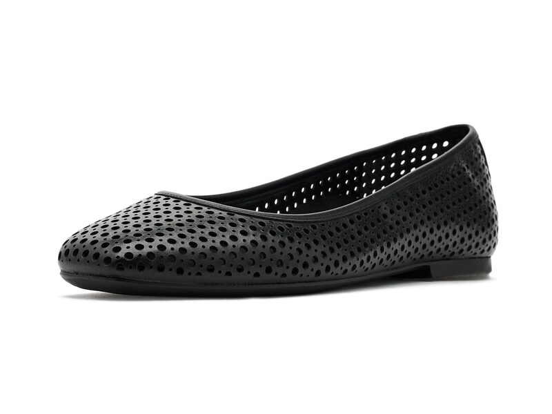 バイオニック レディース シューズ サンダル VIONIC Orinda Perf Black Leather 黒いこと