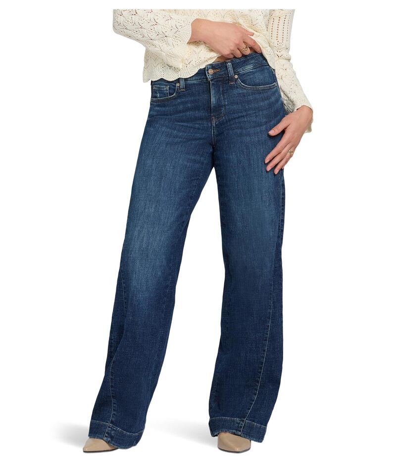 エヌワイディージェイ レディース ボトムス ジーンズズボン下 ワイドレッグ デニム NYDJ Wide Leg Side Godets Jeans インチ Sunset Villa Sunset Villa