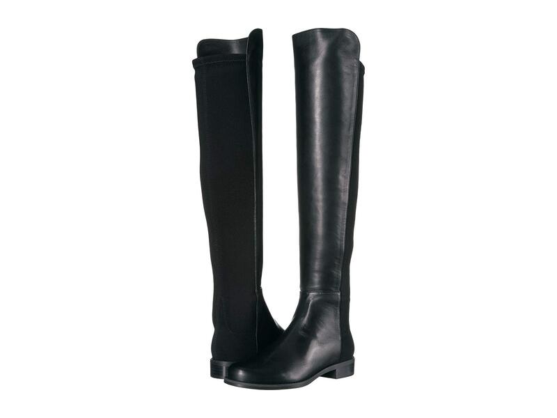 スチュアート ワイツマン レディース シューズ ブーツ・レインブーツ Stuart Weitzman The 5050 Boot Black Nappa/Stretch Gabardine 黒いこと