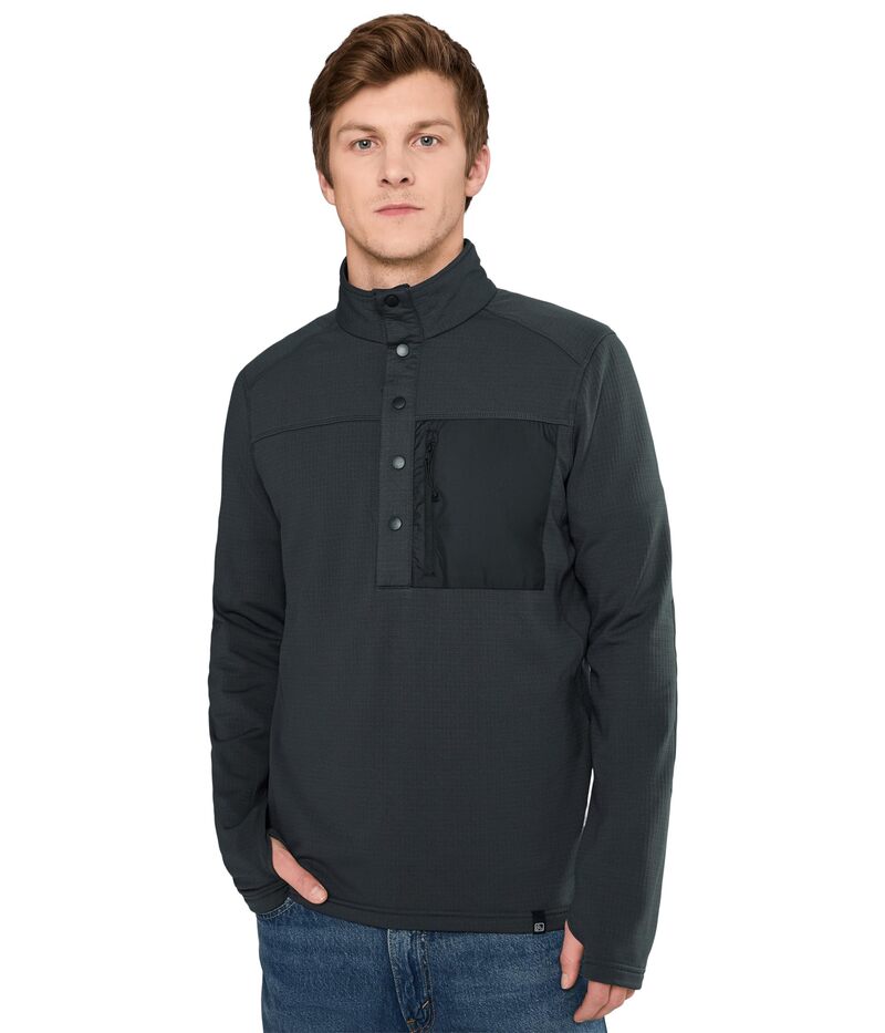 フライロー メンズ アウター ニット・セーター フリース Flylow Micah Fleece Black ブラック|ReVida 店