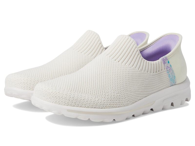 スケッチャーズ レディース シューズ スニーカー SKECHERS Performance Go Walk Travel Tahiti Sunset Hands Free Slip-Ins Off White 象牙色 スニーカー-靴