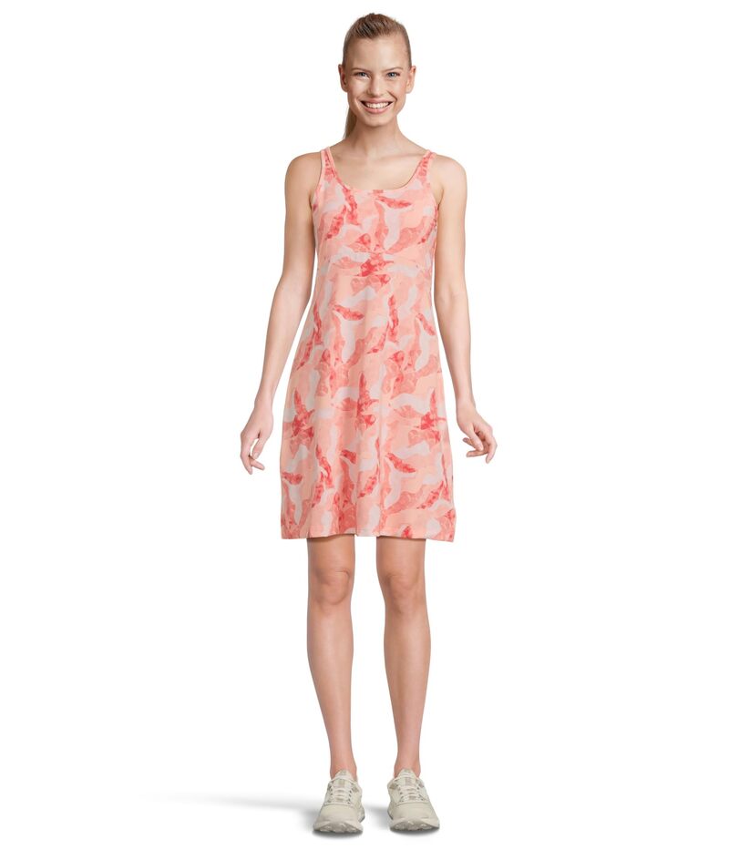 コロンビア レディース トップス ワンピース Columbia Freezer III Dress Tiki Pink Leaf Camo ピンク｜ReVida 店