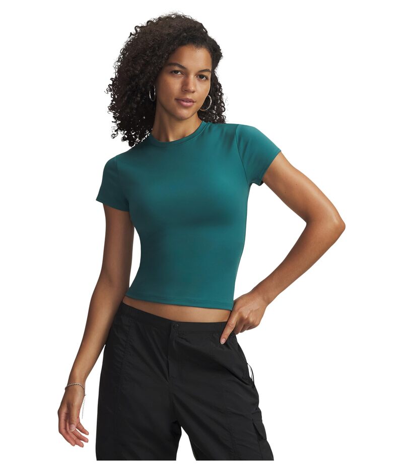アンダーアーマー レディース トップス プルオーバー Under Armour Motion Fitted Short Sleeve T-Shirt Rack Green/Arden Green 緑であること