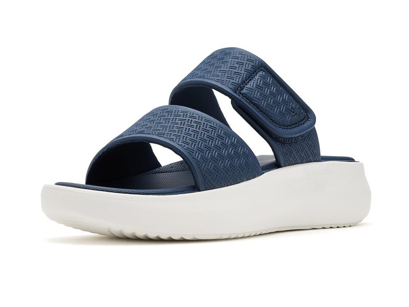 クラークス レディース シューズ サンダル Clarksolevana Star Navy Synthetic ネイビー｜ReVida 店