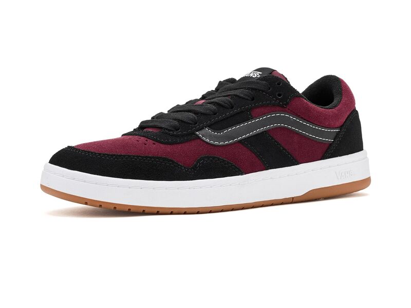 バンズ メンズ シューズ スニーカー Vans Cruze 3.0 Skater Black/Port 黒いこと