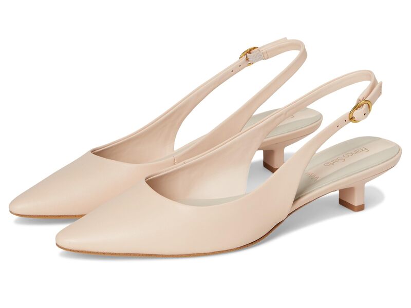フランコサルト レディース シューズ 踵 Franco Sarto Pura Slingback Shoes Blush Pink Leather サクラ色