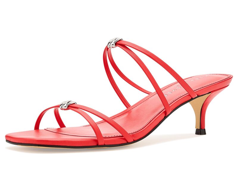 目じるし・フィッシャー レディース シューズ 踵 Marc Fisher LTD Baizel Red Leather 赤いこと