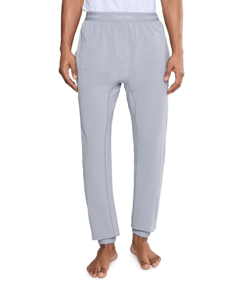 カルバン クライン アンダーウェア メンズ ボトムス カジュアルパンツ コットン ジョガーパンツ Calvin Klein Underwear Icon Cotton Stretch Joggers Misty Grey グレー｜ReVida 店
