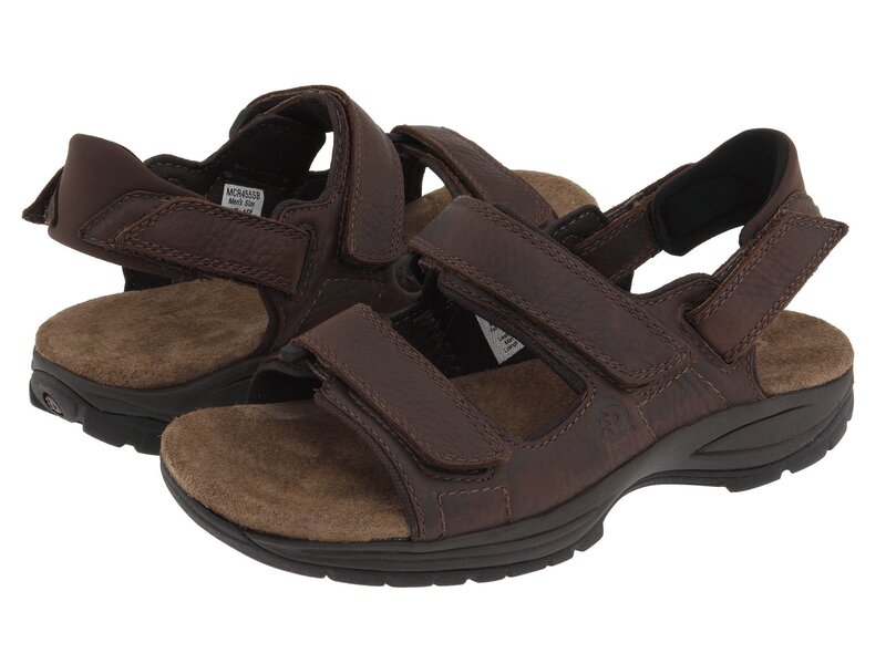 ダナム メンズ シューズ サンダル Dunham St. Johnsbury Brown Leather 赤銅色