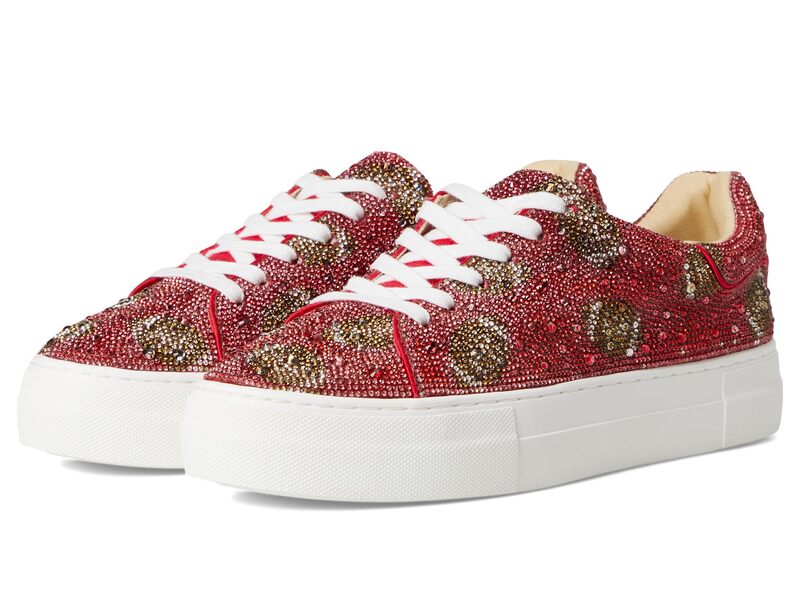 ブルーバイベトシージョンソン レディース シューズ スニーカー Blue by Betsey Johnson Sidny Red Football 赤いこと