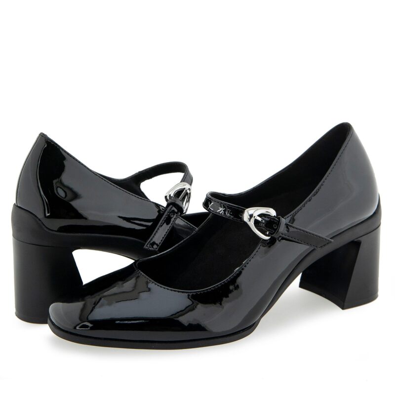 エアロソールズ レディース シューズ ヒール Aerosoles Cali Black Patent Faux Leather ブラック|ReVida 店