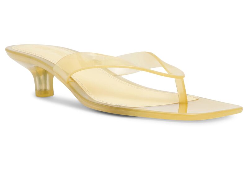 スティーブ マデン レディース シューズ 踵 Steve Madden Tracie Yellow Jelly 黄色
