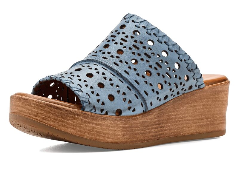 ミズムーズ レディース シューズ 踵 サンダル Miz Mooz Wesley Wedge Sandals Jeans