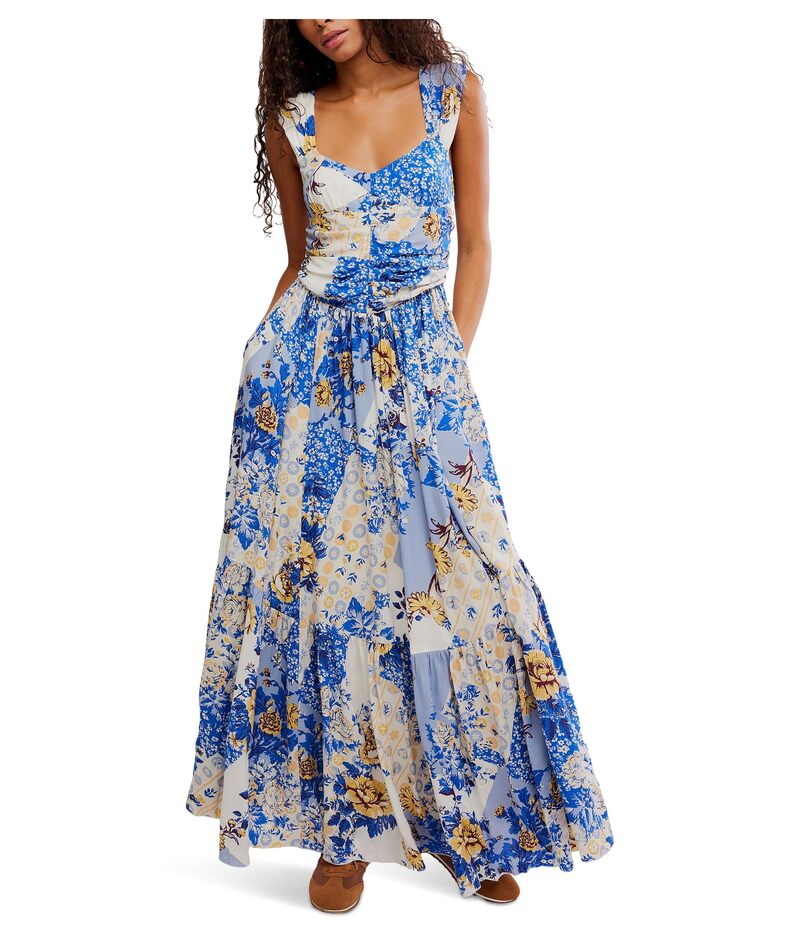 フリーピープル レディース トップス 衣装 マキシ Free People Sasha Maxi Porcelain Combo