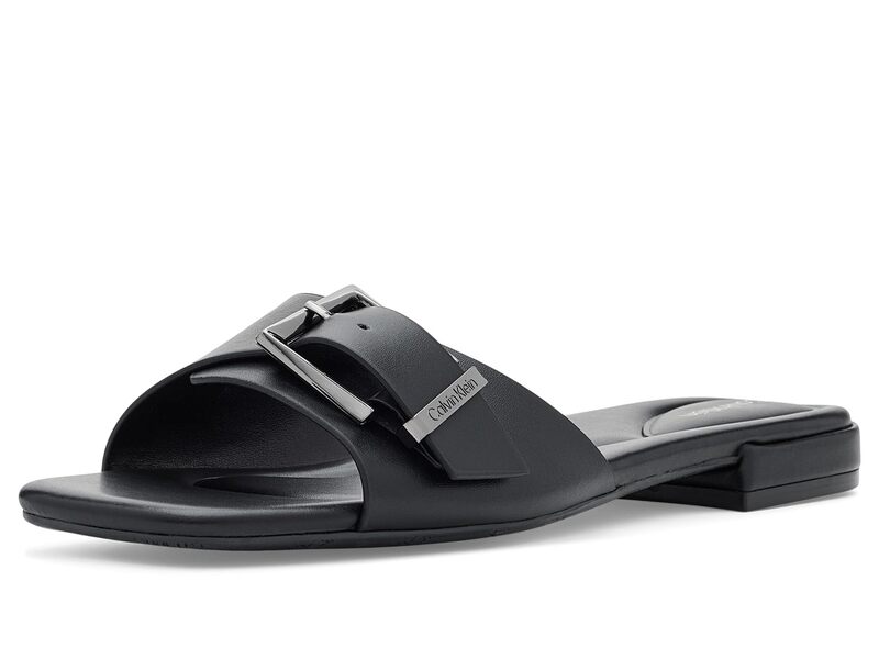カルバンクライン レディース シューズ サンダル Calvin Klein Taurie Black ブラック｜ReVida 店 13,860円