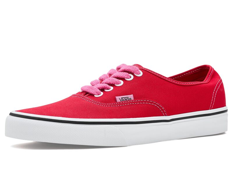 バンズ メンズ シューズ スニーカー Vans Authentic Terry Lace Red/Pink 赤いこと