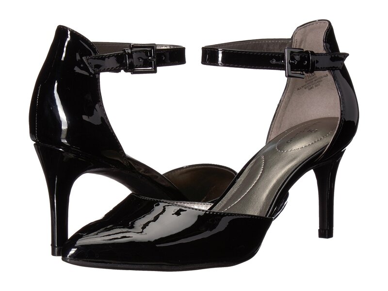 バンドリーノ レディース シューズ ヒール Bandolino Ginata Black Sleek Patent PU ブラック｜ReVida 店