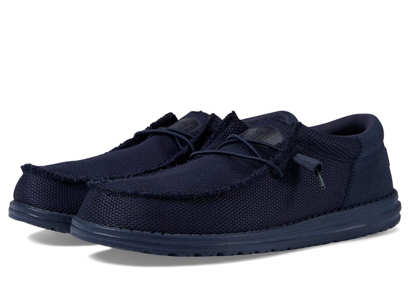 ヘイデュード メンズ シューズ スニーカー Hey Dude Wally Funk Mono Slip-On Casual Shoes Navy 米国海軍