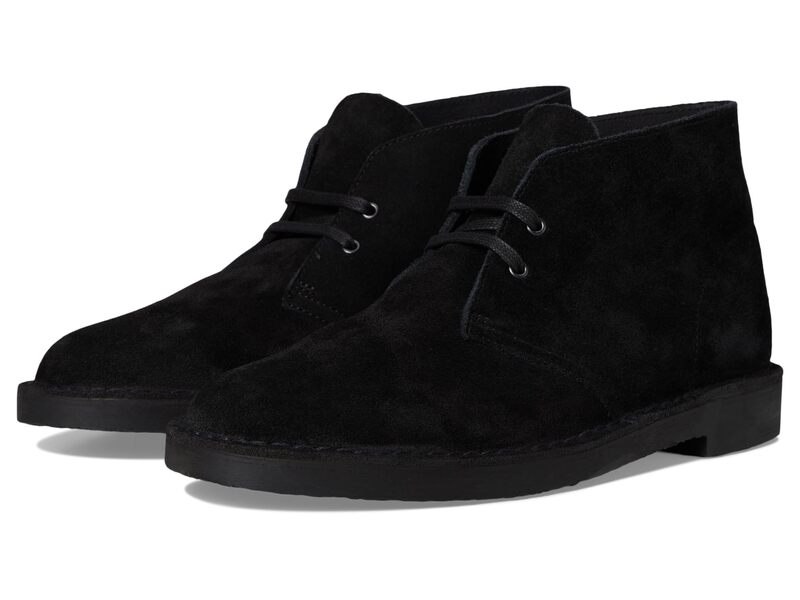 クラークス メンズ シューズ ブーツ・レインブーツ Clarkshepton Black Suede 黒いこと