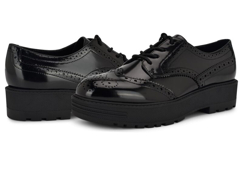 ナインウェスト レディース シューズ スリッポン・ローファー Nine West Resttin Black Patent 黒いこと