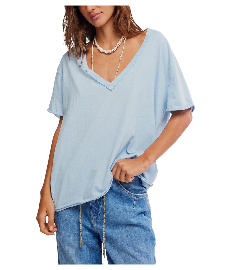 フリーピープル レディース トップス ティーシャツ Free People Nina Tee V Dew Shine