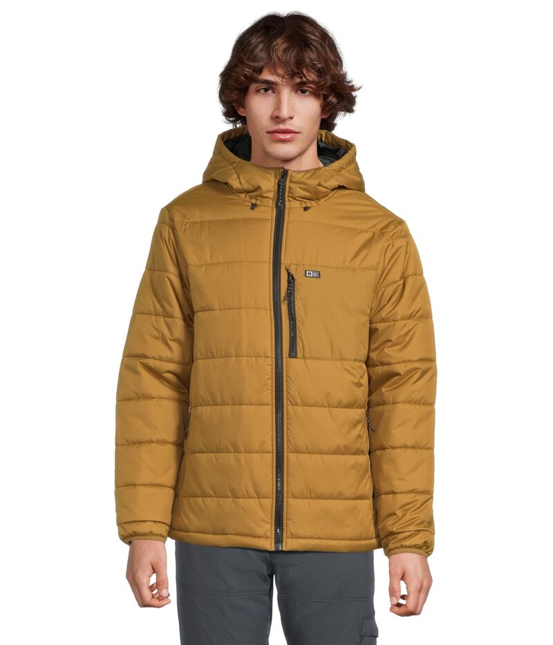 ソルティークルー メンズ アウター 厚地の外套 フーデッドジャケット Salty Crew Barrier Hooded Jacket Bronze Brown 赤銅色