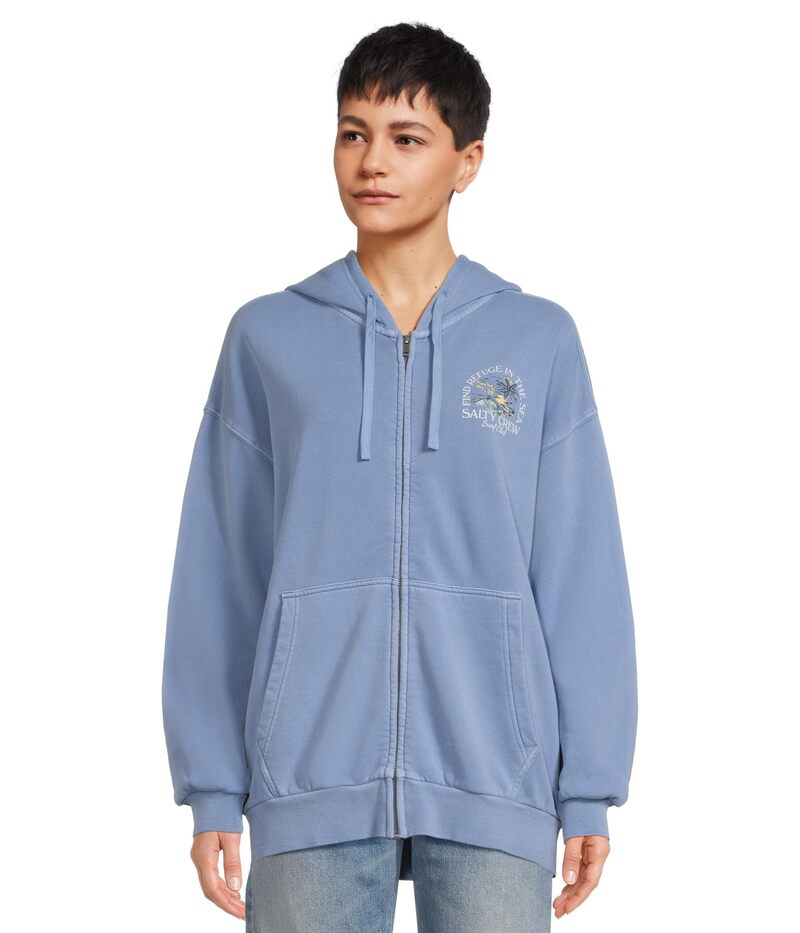 ソルティークルー レディース アウター パーカー・スウェット Salty Crew Surf Club Zip Hoodie Marine Blue 青色